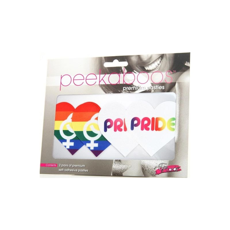 Pride Hearts Pasties - Naughty by Nature Adult Store