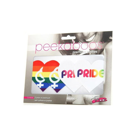 Pride Hearts Pasties - Naughty by Nature Adult Store