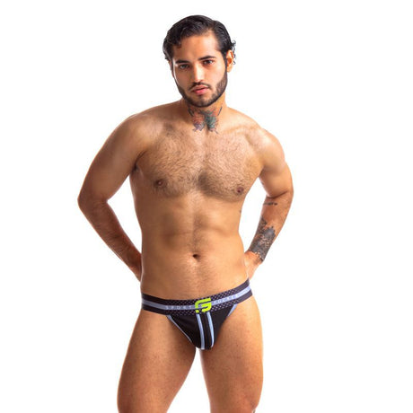 Jersey Jock Black/Black - Naughty by Nature Adult Store