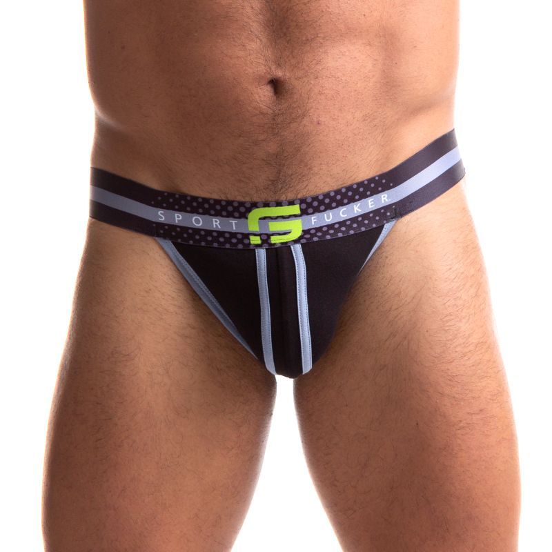 Jersey Jock Black/Black - Naughty by Nature Adult Store