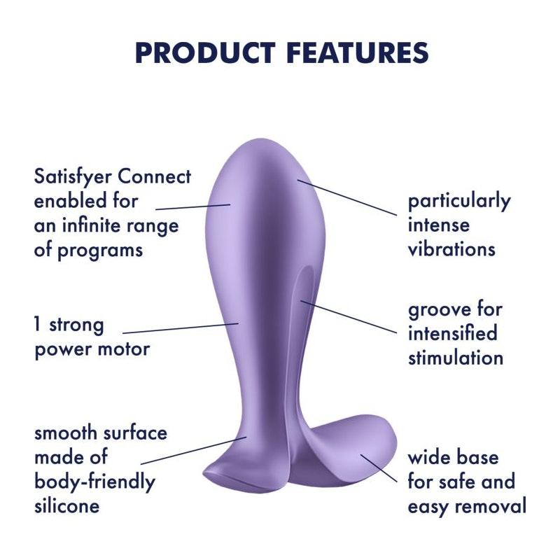 Satisfyer Intensity Plug Purple - Naughty by Nature Adult Store