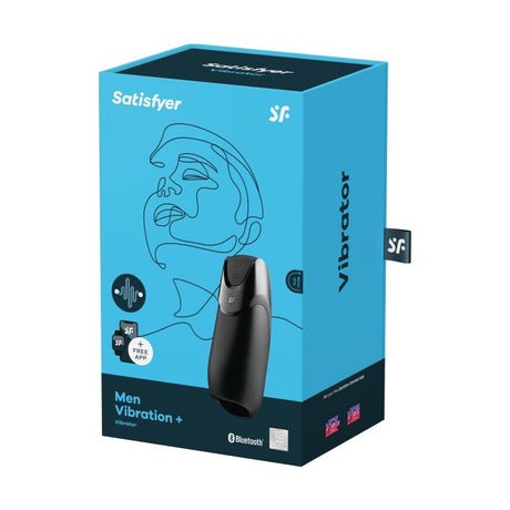 Satisfyer Men Vibration+ Black - Naughty by Nature Adult Store