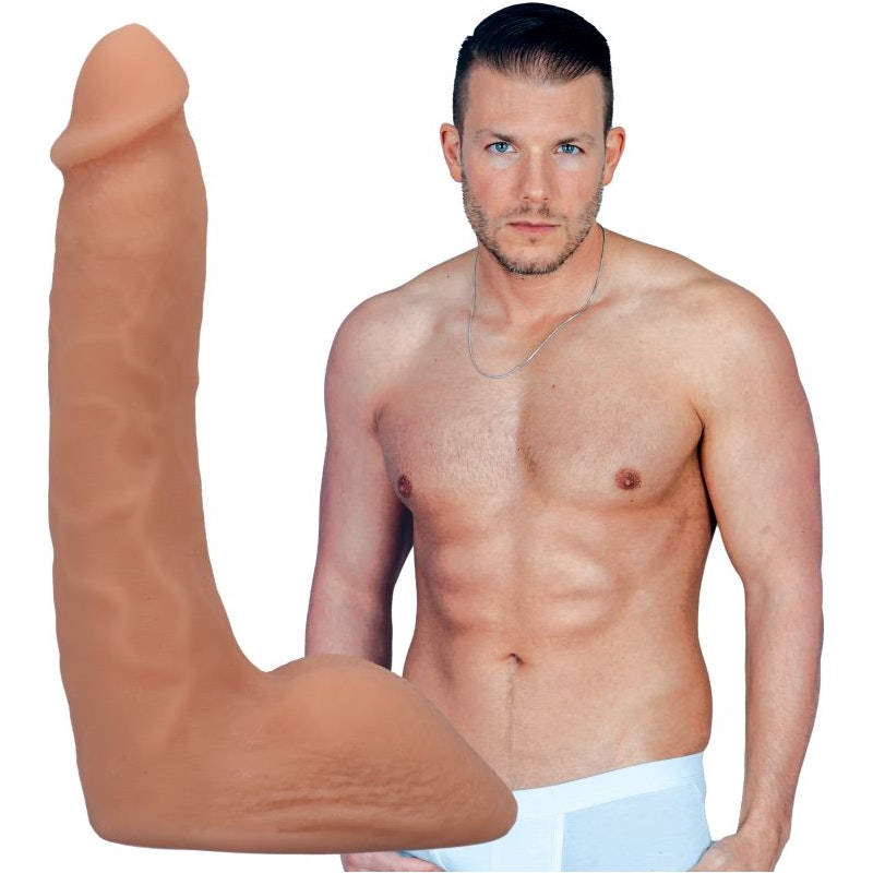 Codey Steele 8in Ultraskyn Cock w Removable Vac-U-Lock Suction Cup Vanilla - Naughty by Nature Adult Store