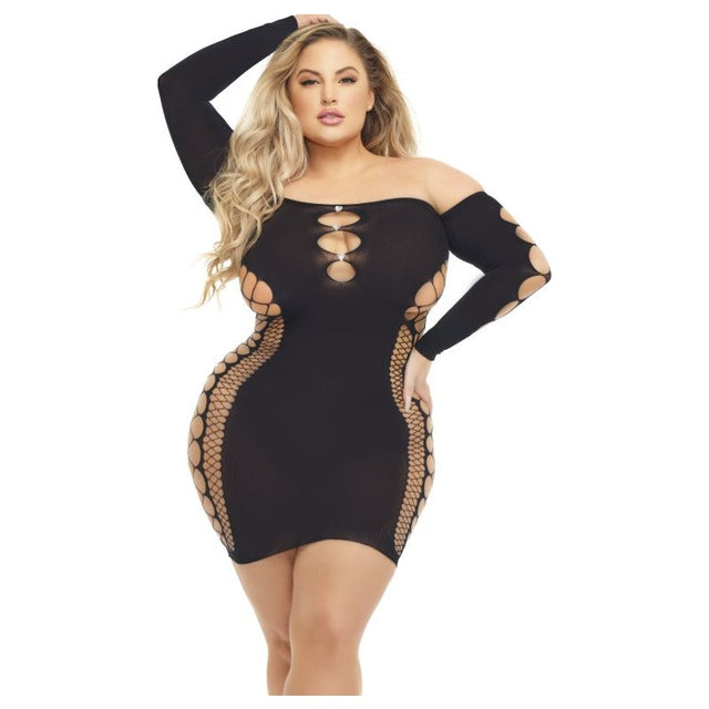 Diamond Drippin Dress Black - Naughty by Nature Adult Store