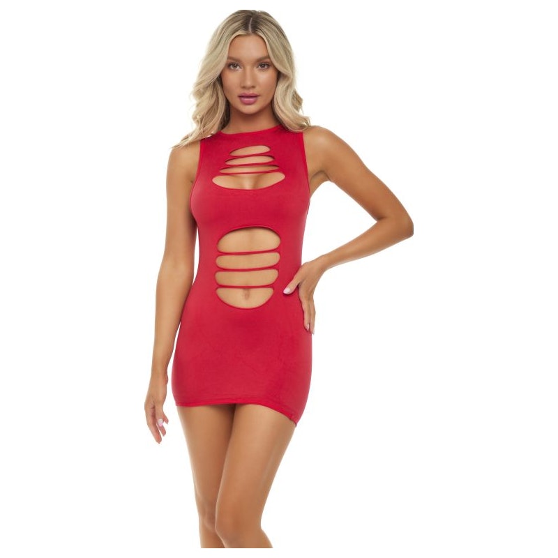 Cant Commit Dress Red - Naughty by Nature Adult Store