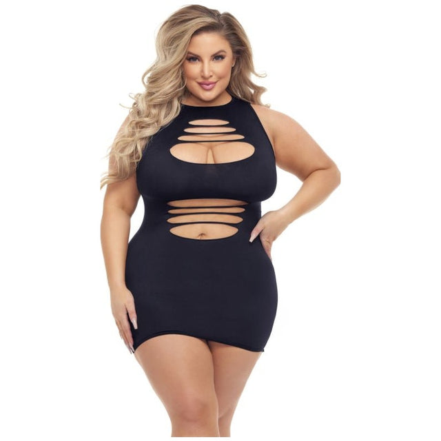 Cant Commit Dress Black - Naughty by Nature Adult Store