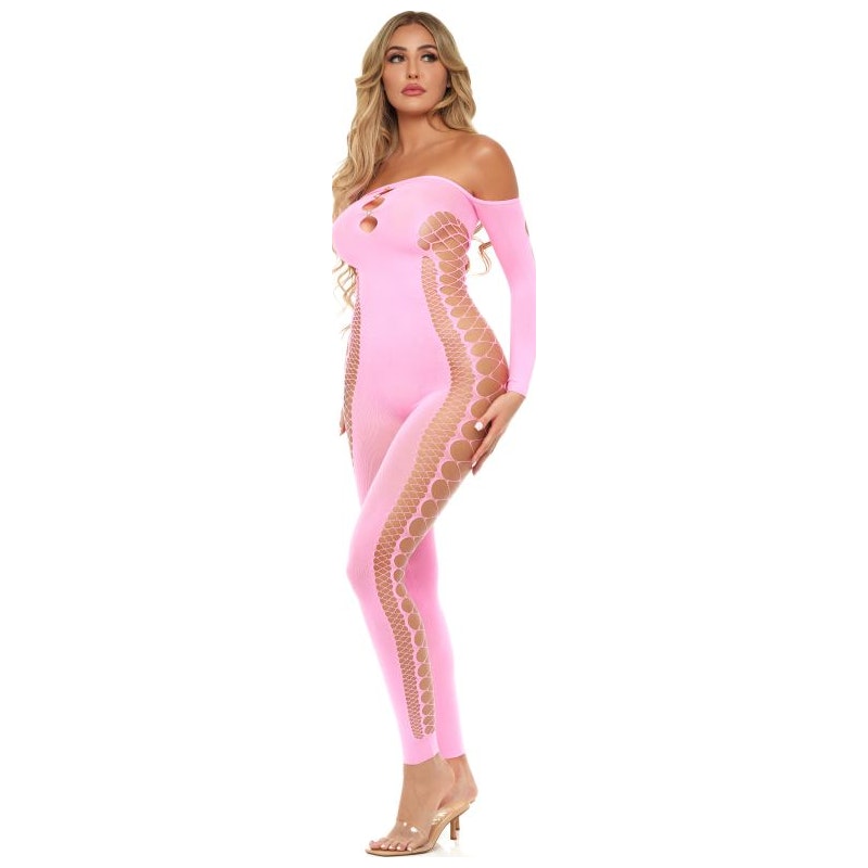 Diamond Drippin Bodystocking Pink - Naughty by Nature Adult Store