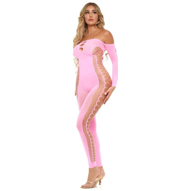 Diamond Drippin Bodystocking Pink - Naughty by Nature Adult Store