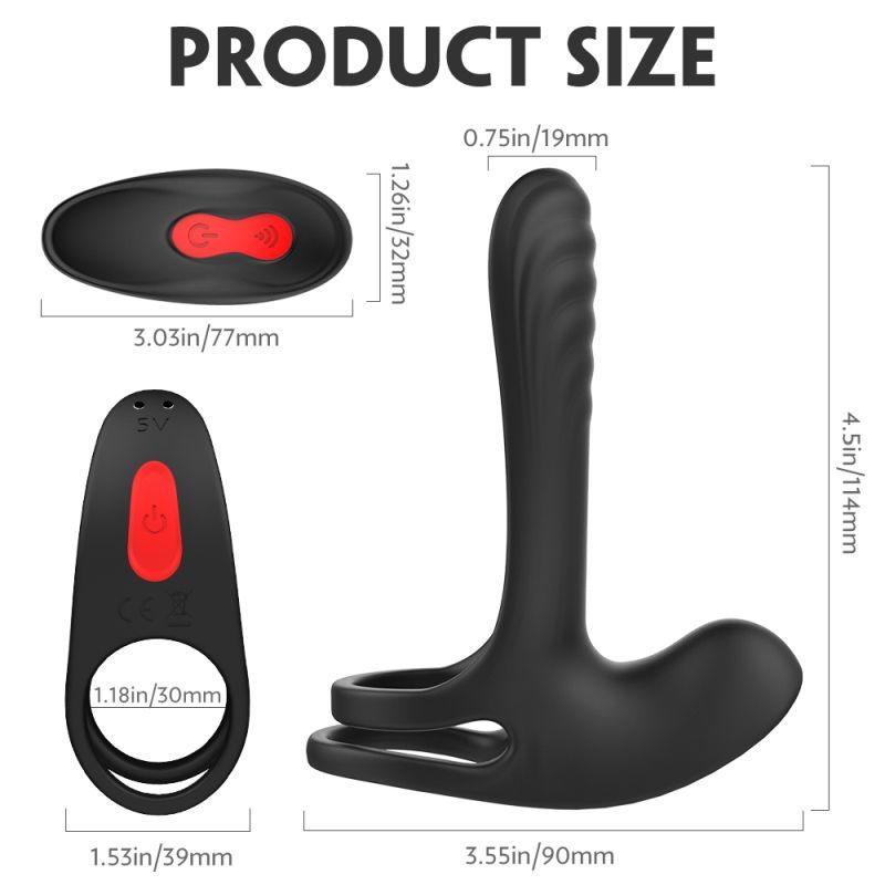 Frank Remote Control Vibrating Penis Shaft and Clit Stim Enhancer