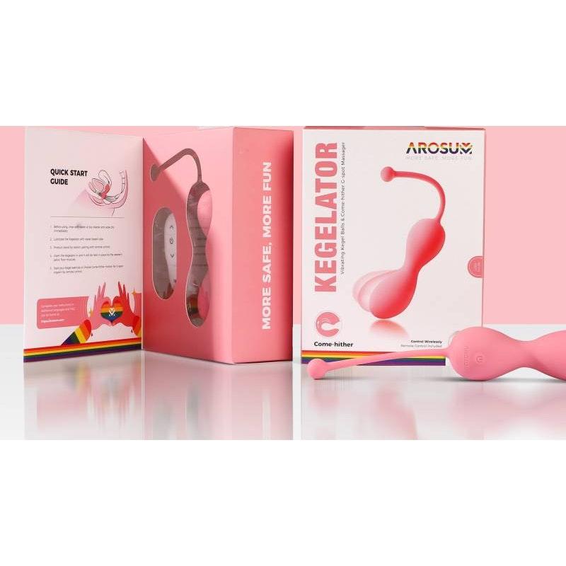 Kegelator Duo Vaginal Balls Come Hither Stimulator with Remote - Naughty by Nature Adult Store