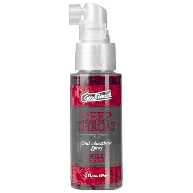 GoodHead Deep Throat Spray Cherry 59ml - Naughty by Nature Adult Store