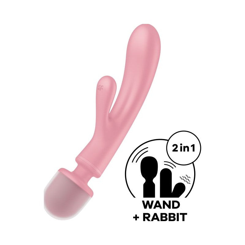 Satisfyer Triple Lover Pink - Naughty by Nature Adult Store