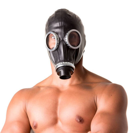 Classic 80s Fetish Rubber Gas Mask - Naughty by Nature Adult Store