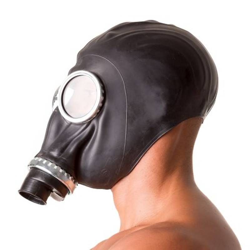 Classic 80s Fetish Rubber Gas Mask
