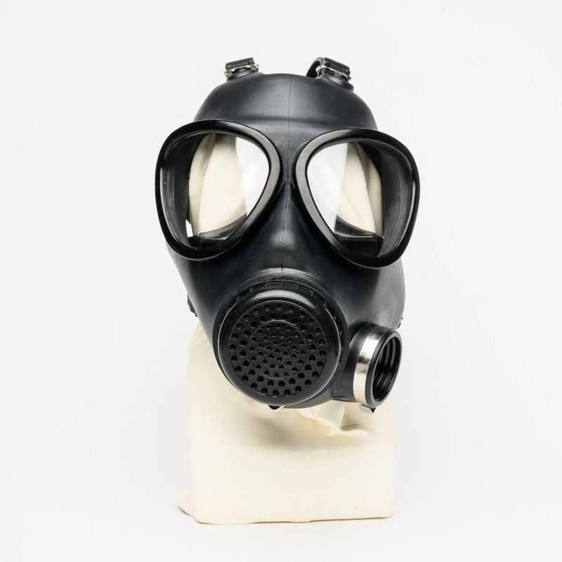 Military Adjustable Strap Rubber Gas Mask - Naughty by Nature Adult Store
