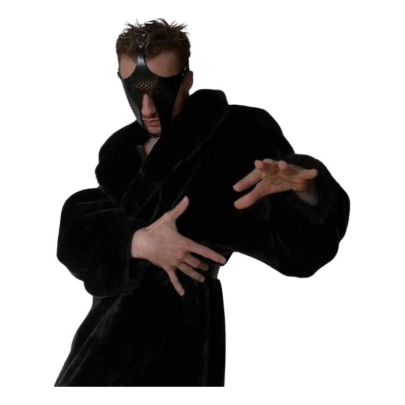 Ex Machina Genuine Leather Mask Black - Naughty by Nature Adult Store