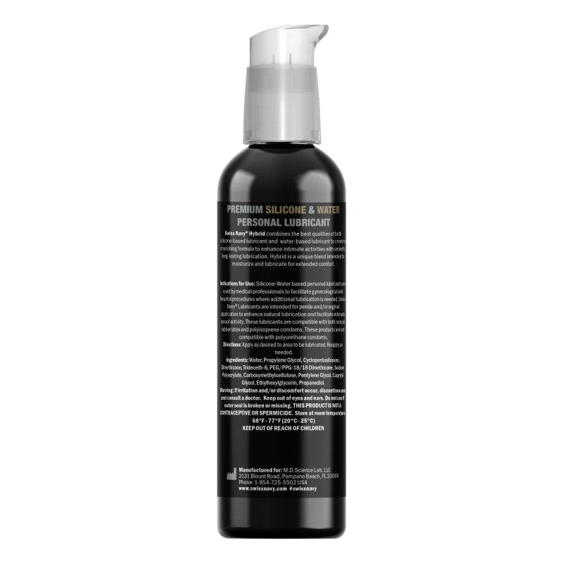 Swiss Navy Hybrid Lubricant 2oz/59ml - Naughty by Nature Adult Store