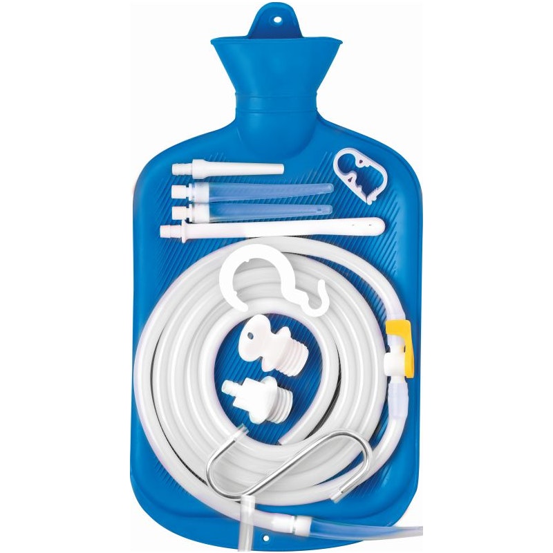 Deluxe Shower Enema Bag and Nozzle Kit - Naughty by Nature Adult Store