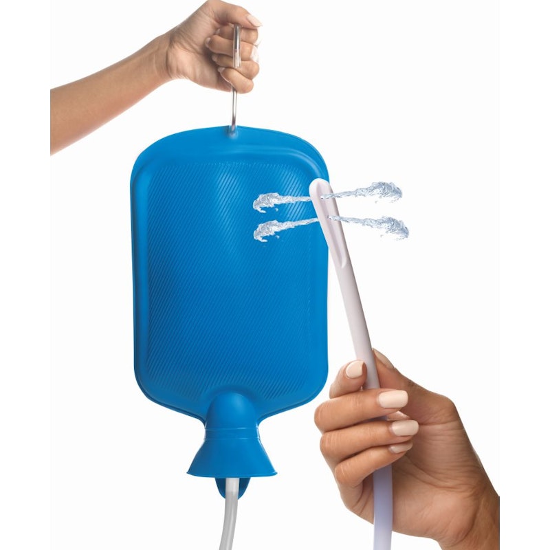 Deluxe Shower Enema Bag and Nozzle Kit - Naughty by Nature Adult Store