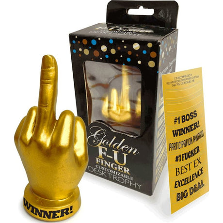 Golden FU Finger Trophy - Naughty by Nature Adult Store