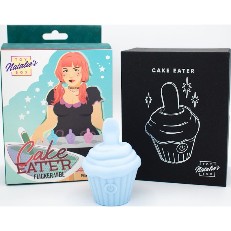 Cake Eater Clit Flicker Stimulator Blue - Naughty by Nature Adult Store