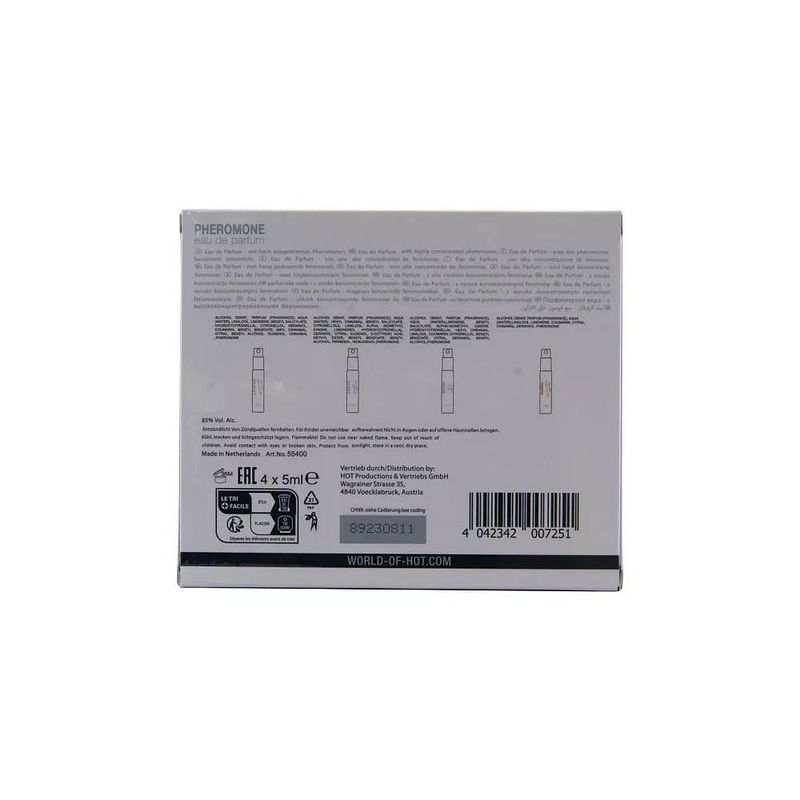 HOT Pheromone Perfume Box Women - 4 x 5ml