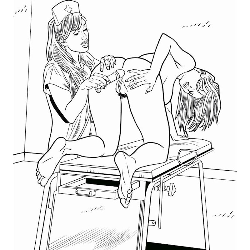 XXX Nurses Colouring Book - Naughty by Nature Adult Store