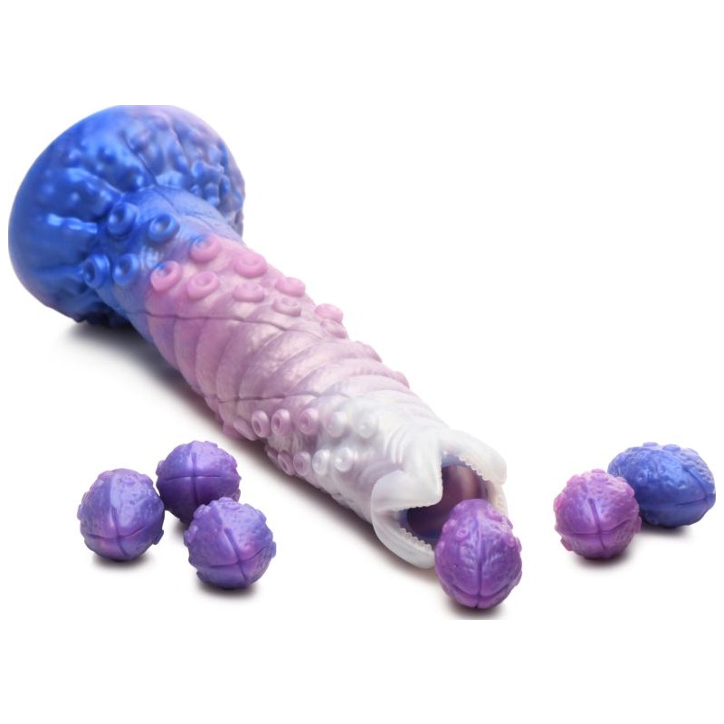 Tenta-Queen Ovipositor Silicone Dildo with Eggs - Naughty by Nature Adult Store