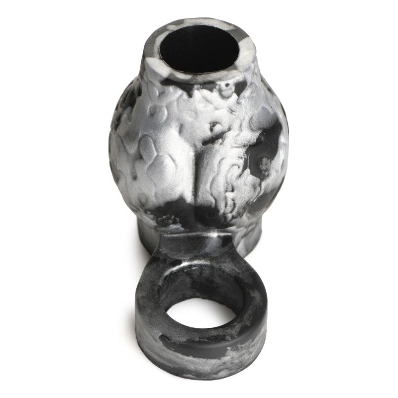 Night Prowler Silicone Penis Sleeve and Ball Stretcher - Naughty by Nature Adult Store