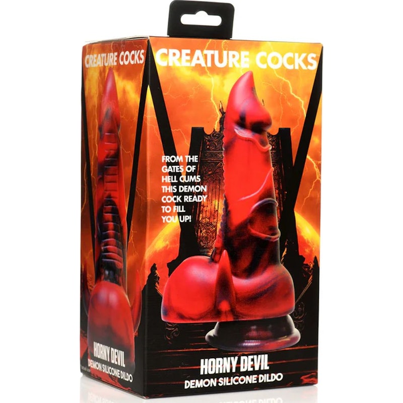 Creature Cocks Horny Devil Demon Silicone Dildo - Naughty by Nature Adult Store