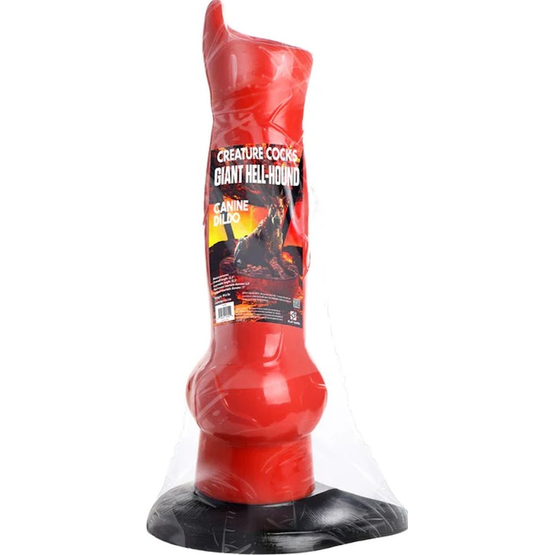 Giant 1 Meter Tall Hell-Hound Canine Dildo - Naughty by Nature Adult Store