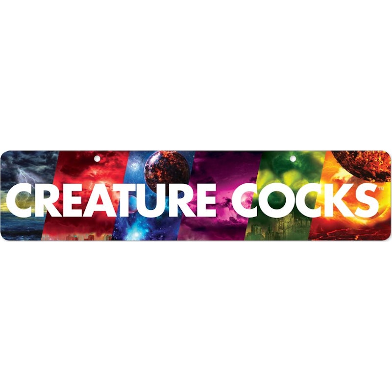 Creature Cocks Promotional Sign - Naughty by Nature Adult Store
