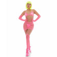 Pink Mesh Bling Ring Set incl Pasties - Naughty by Nature Adult Store