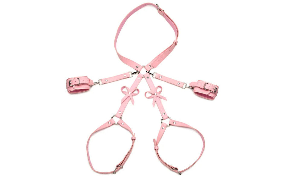 Bondage Harness with Bows M/L - Naughty by Nature Adult Store