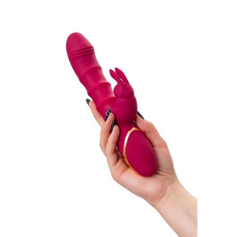 JOS Tenty Rabbit Vibrator with Moving Shaft Rings - Naughty by Nature Adult Store