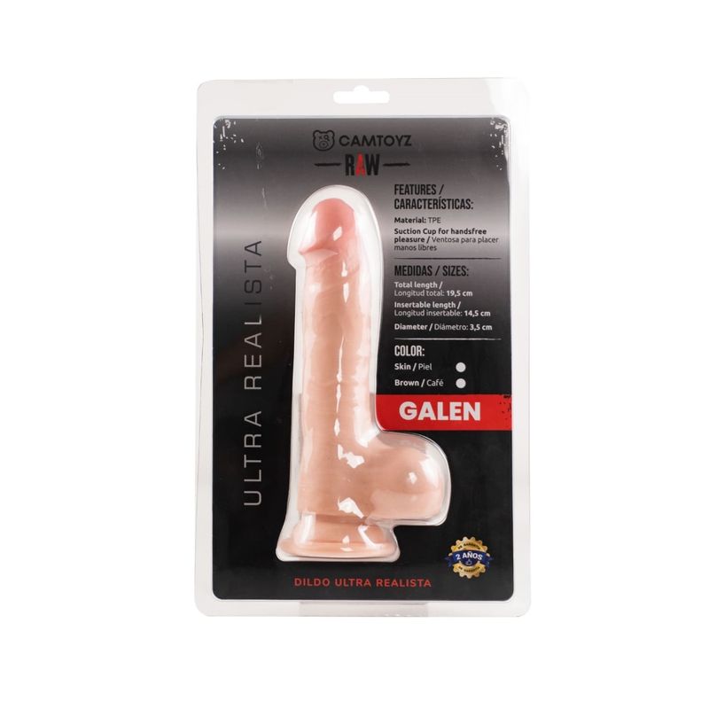 Raw Ultra Realistic Double Layered Dildo Galen - Naughty by Nature Adult Store