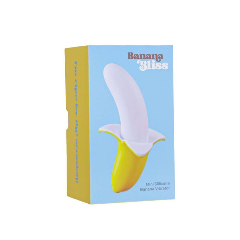 Banana Bliss 13cm Silicone Slimline Vibrator Massager - Naughty by Nature Adult Store