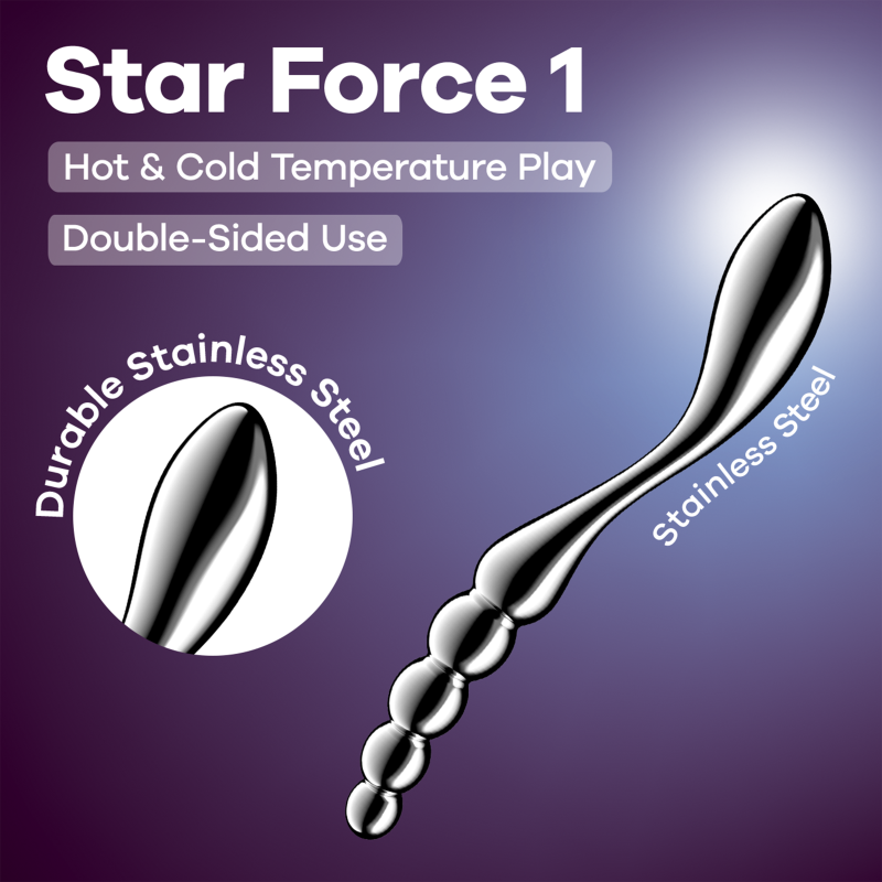 Satisfyer Star Force 1 Metal Dildo