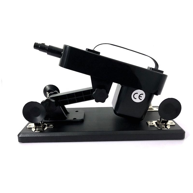 MixJoy Pleasure Plus Multi-Angle Sex Machine with a black base and adjustable thrusting arm.