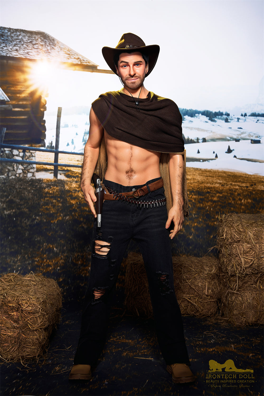 Irontech Realistic Male Silicone Sex Doll Allen 170cm M6