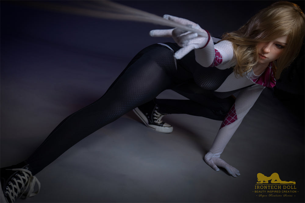 Irontech Spider Gwen 167cm Silicone Sex Doll Flora S38