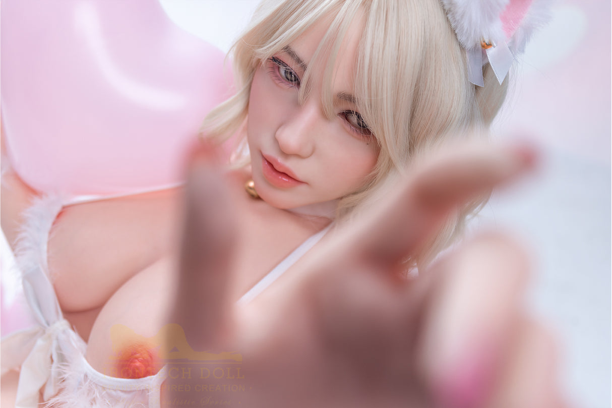 Cat Girl 167cm Silicone Doll Lexi Valentines Day Theme