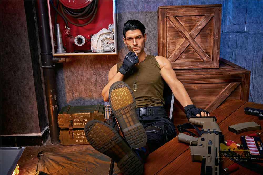 Irontech Thomas 176cm Male Silicone Sex Doll M5 Tan Skin