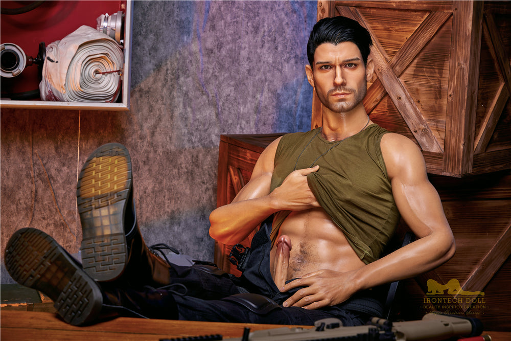 Irontech Thomas 176cm Male Silicone Sex Doll M5 Tan Skin