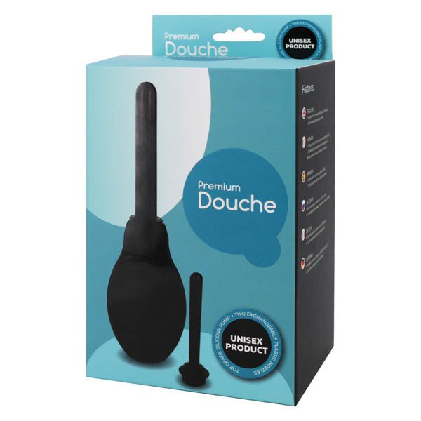Premium Douche - Black Unisex Douche - 370 ml Capacity - Naughty by Nature Adult Store