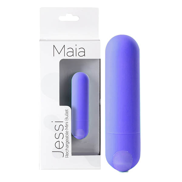 Maia Jessi - Purple 7.6 cm USB Rechargeable Bullet - Naughty by Nature Adult Store