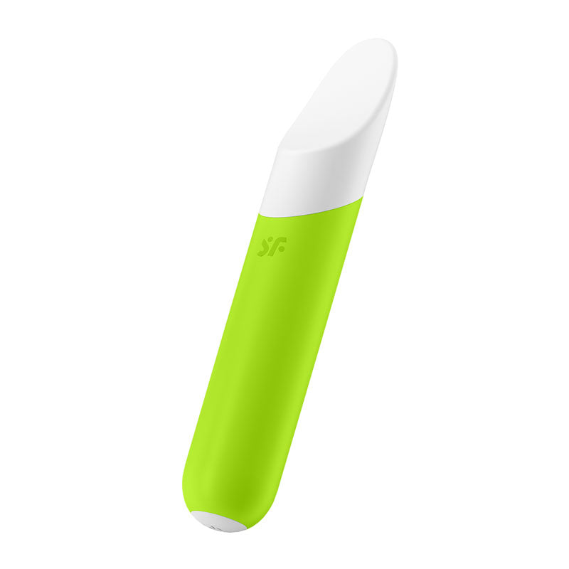 Satisfyer Ultra Power Bullet 7 - Green USB Rechargeable Bullet - Naughty by Nature Adult Store