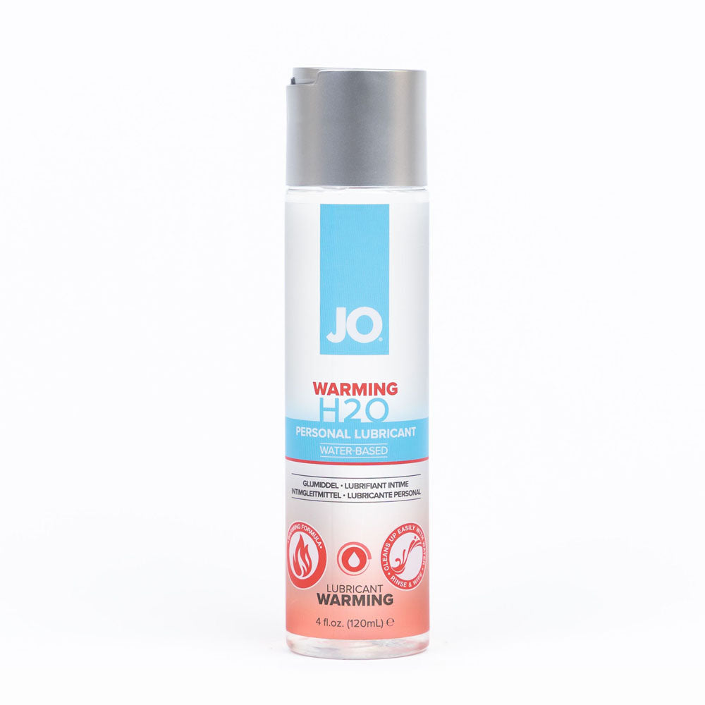 JO H2O Warming Lube Water Based Lubricant 120ml Bottle