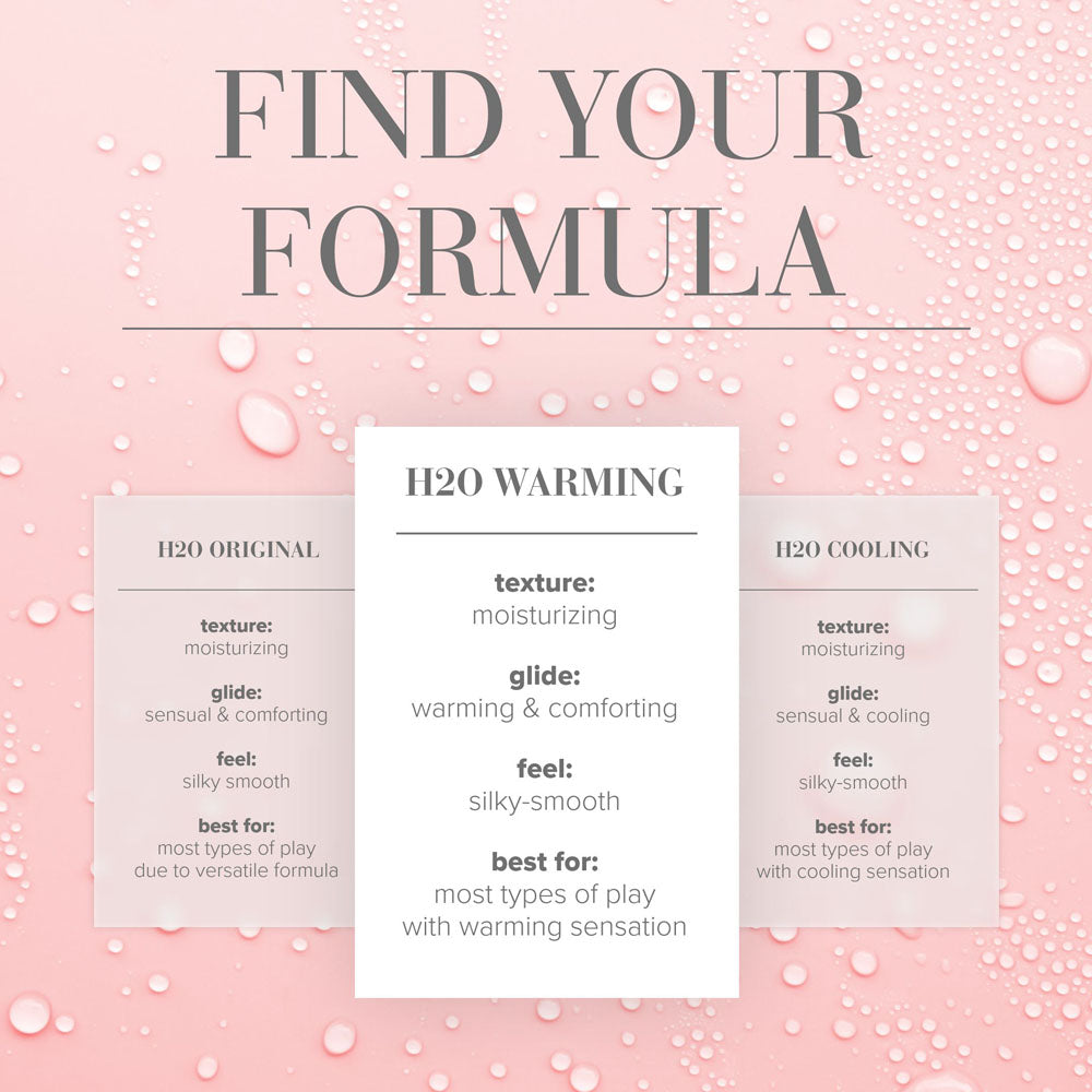 JO H2O Warming Lubricant Water Based 60ml Bottle For Intimate Use