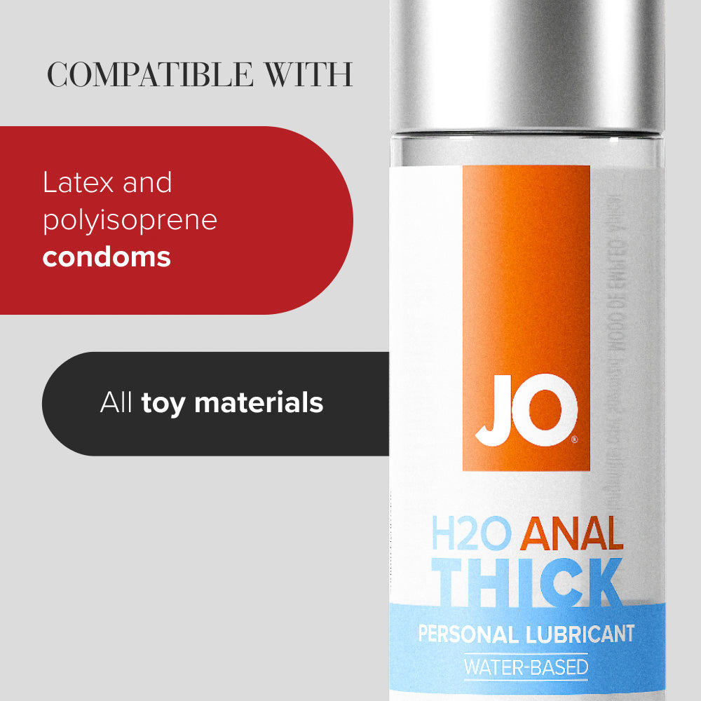 JO H2O Anal Thick Lube Water Based Lubricant 240ml